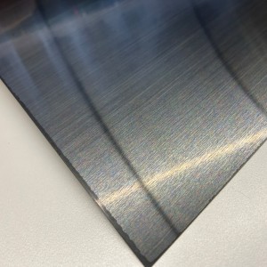 PVD color coating black titanium hairline stainless steel sheet