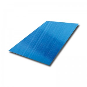 304 Blue Hairline PVD Color Coated Stainless Steel Sheets – hermes steel