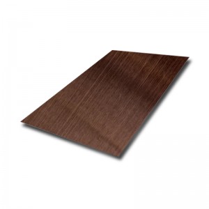 304 316 Brush Finish Stainless Steel Sheet 304 Hairline Stainless Steel Sheet – HERMES STEEL