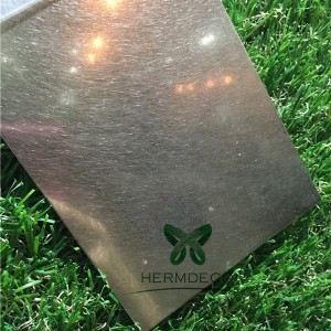 Good Wholesale Vendors Aisi304 Stainless Steel Sheets -
 China Supplier Decorative 300Series Gold Brush Finished Stainless Steel Sheet-HM-VB003 – Hermes Steel