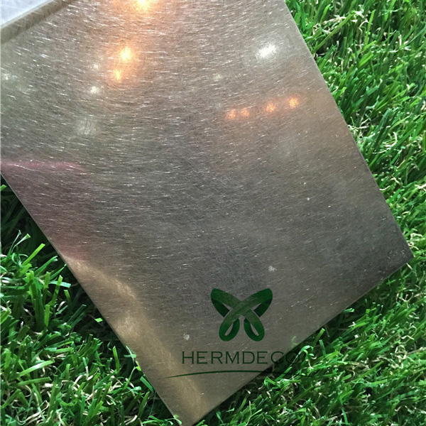 Good Wholesale Vendors Aisi304 Stainless Steel Sheets -
 China Supplier Decorative 300Series Gold Brush Finished Stainless Steel Sheet-HM-VB003 – Hermes Steel