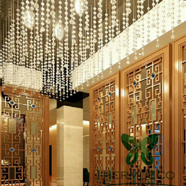 Hot Sale for Stainless Steel Price Per Sheet -
 Aibaba Com Gold Color 316 Stainless Steel Decorative Partition-HM-PT010 – Hermes Steel