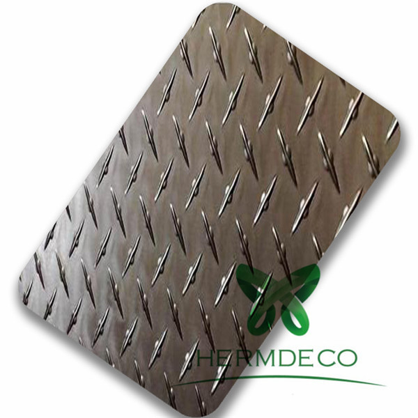 China Wholesale ss 304 2b finish stainless steel sheet Manufacturers – 
 Checkered Hot Rolled Stainless Steel Plate 304 201-HM-CK013 – Hermes Steel