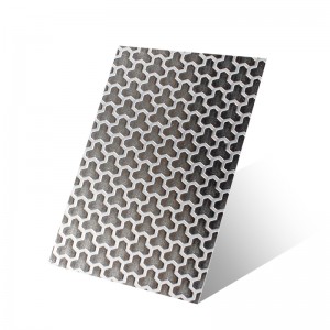 embossed stainless steel plate – hermes steel