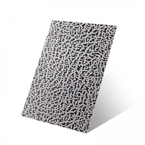 Tree pattern embossed stainless steel sheet – Hermes steel