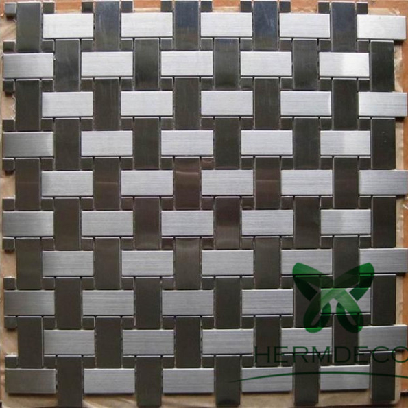 Best-Selling Stainless Steel Sheet Grade 304 -
 Home Design Inpirating Stainess Steel Mosaic Tiles-HM-MS034 – Hermes Steel