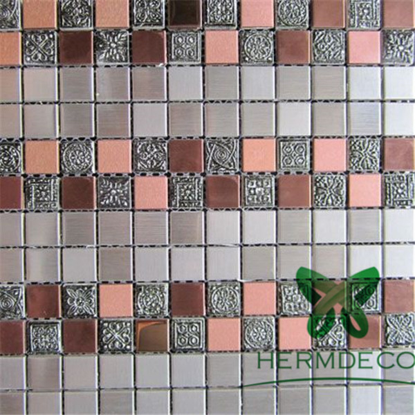 Buy Sheets Mosaic 3Mm Thickness  Titanium Aisi Stainless Steel Plate-HM-MS018