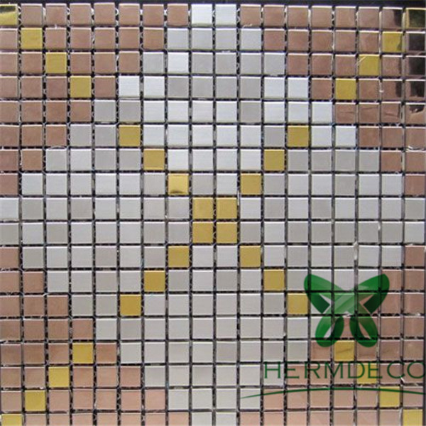 Factory source 204 304 Stainless Steel Sheet Price Per Kg -
 Good Quality Sand Blasted Finish 0.4Mm Stainless Steel Sheet Mosaic-HM-MS017 – Hermes Steel