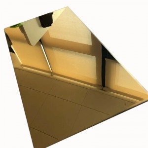 304 0.3-3mm Thick Pvd Coated Mirror Finish Color Stainless Steel Sheets