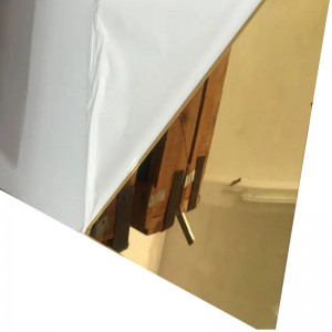 304 0.3-3mm Thick Pvd Coated Mirror Finish Color Stainless Steel Sheets
