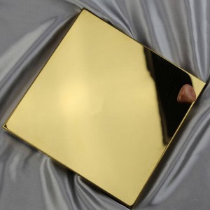 PVD Color Coated Gold Mirror Stainless Steel Sheets