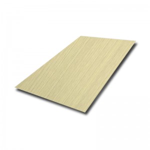 High Quality Hairline Finish Stainless Steel 304 Sheet brushed Stainless Steel Plate – Hermes Steel