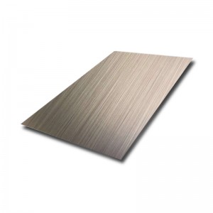 304 316 Brush Finish Stainless Steel Sheet 304 Hairline Stainless Steel Sheet – HERMES STEEL