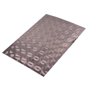 304 316 Art Pattern 3D Laser Finish Stainless Steel Metal Decorative Sheet For Shopping Mall Decoration