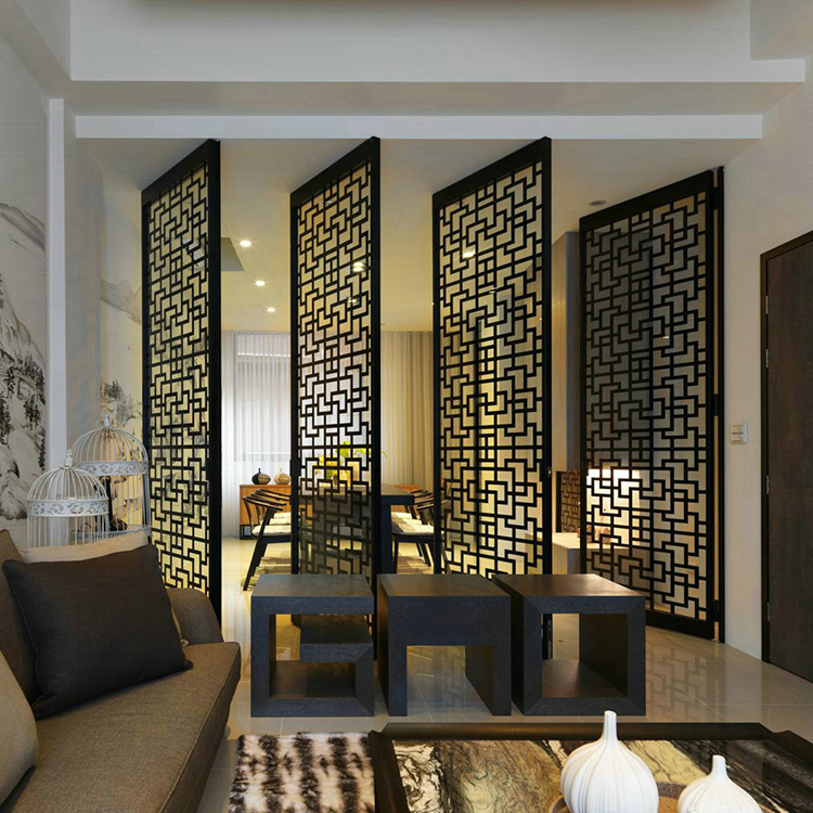 China Wholesale Stainless Steel Stamping Parts Factories – 
 New Design Art Stainless Steel Gold Black Bronze Color Metal Room Welding Divider Partition for Architect Decoration      – ...