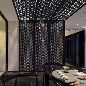 새로운 디자인 아트 스테인레스 스틸 골드 블랙 브론즈 컬러 금속 룸 용접 디바이더 파티션 건축가 장식