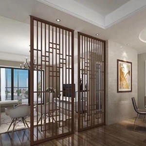 Decorative Stainless Steel Partition Screen for Wall Decoration Hotel Projects