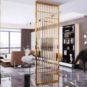 China Supplier Stainless Steel 201 304 316 316L PVD Coating Stainless Steel Art Partition Screen for Interior Design