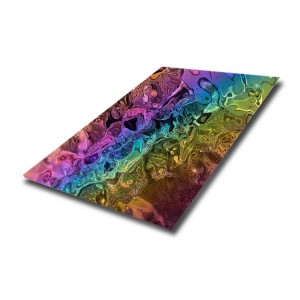 304 316 rainbow pvd color coated 4ft x 8ft water ripple stainless steel sheet decorative stainless steel sheet 304 – Hermes steel