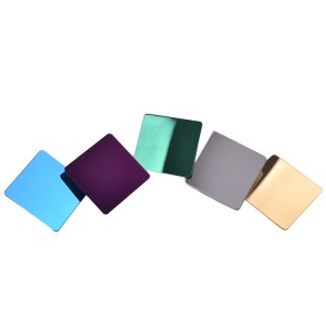 PVD Colored Stainless Sheet 201 316 Decoration Stainless Steel Color Sheet  304 Coloured Stainless Steel Sheet suppliers