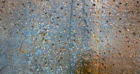 What causes colored stainless steel to corrode