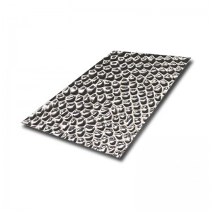 4*8ft sliver honeycomb stamped stainless steel sheet – hermes steel