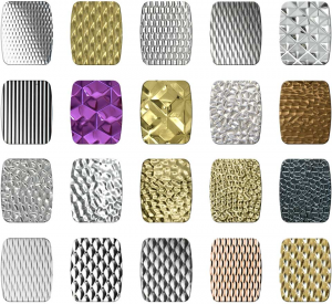Embossed & Stamped Stainless Steel Sheets 304 Textured Metal Sheet for wall decoration