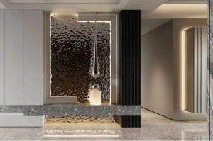 Decorative stainless steel sheet sliver water ripple metal sheet