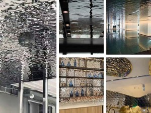 Decorative Water Ripple Stainless Steel Sheet for Wall Panels