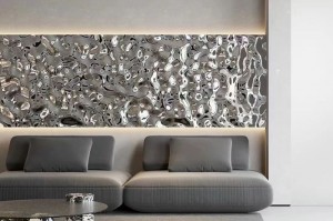 Decorative stainless steel sheet sliver water ripple metal sheet