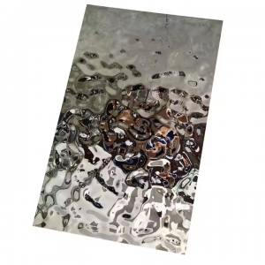 Decorative stainless steel sheet sliver water ripple metal sheet