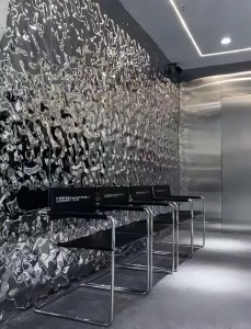 Mirrored Water ripple sheet for Ceiling