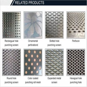 1220x2440mm 2mm perforated screen villa stainless steel sheet and plates perforated metal screen decorative sheet