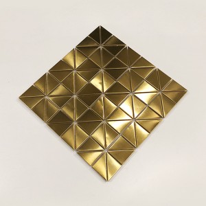 Hot sales double color stainless steel sheet mosaic stainless steel sheet for wall decoration