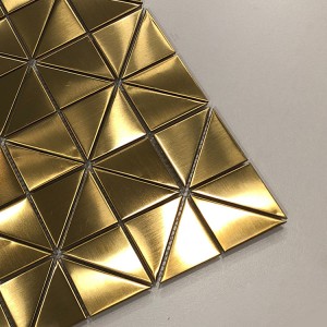 Hot sales double color stainless steel sheet mosaic stainless steel sheet for wall decoration