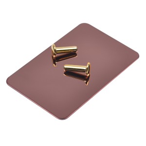 Modern Titanium Stainless Steel Mirror Rose Gold Sheet Made in China