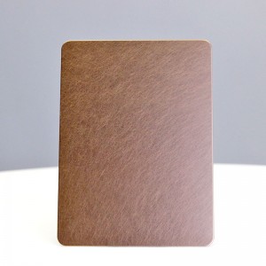 0.8mm 316 antique bronze vibration colored stainless steel sheets in the philippines for stainless steel hotel project