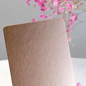 high quality 316l steel plate 0.8mm 1.0mm antique bronze vibration colored stainless steel sheets for Australia