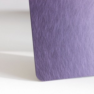 304 Color Stainless Steel Metal Sheet Purple Stainless Steel 304 316 Wall Decor Panel Vibration Stainless Steel Decorative Sheet