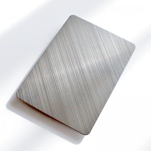 Cross Hairline Stainless Steel Pvd Sheets Ss 316L Sheet Ss Sheet 304 Astm 201 316L 2B Ba Hl 8K Finish Stainless Steel Plate