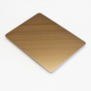 Aisi 304 316 Pvd Colored Stainless Steel Decoration Sheet Gold Mirror Cross Hairline Stainless Steel Sheet