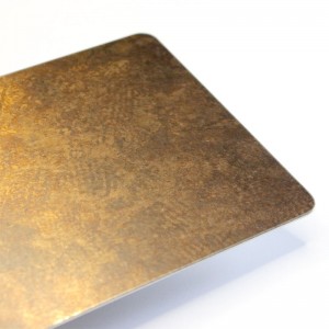 Antique copper stainless steel sheet-antique metal sheet-Hermes Steel
