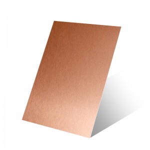 Brown stainless steel plate 304 no.4 brushed stainless steel sheet – hermes steel