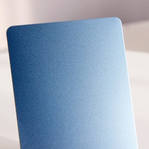 PVD Color Sky Blue Sand Blasted Stainless Steel Sheet 304 – Hermes Steel