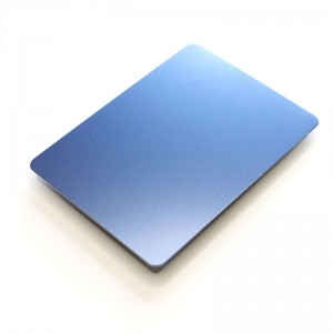 Pvd Color Sheet Sky Blue Bead Blasted Stainless Steel Sheet-304 Stainless Steel Sheet-Hermes Steel