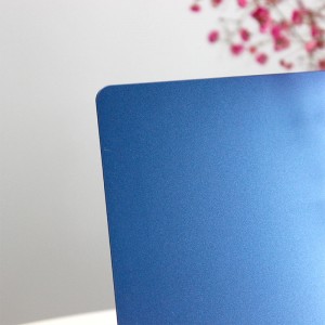 Pvd Color Sheet Sky Blue Bead Blasted Stainless Steel Sheet-304 Stainless Steel Sheet-Hermes Steel