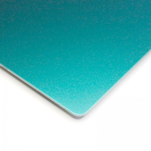 Jade green bead blasted stainless steel sheet-Bead Blasted Finish Stainless Steel-Hermes Steel