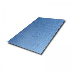 PVD Color Sky Blue Sand Blasted Stainless Steel Sheet 304 – Hermes Steel