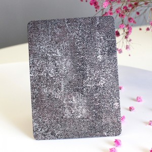 Hermes Steel Suppliers of Stainless Steel Antique Finish Sheets Vintage stainless steel rock slab for decoration project