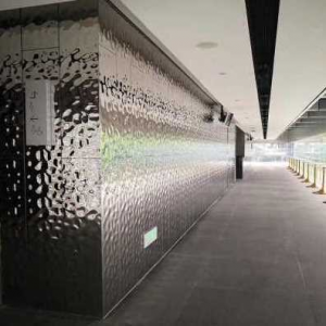 Stainless steel constructional material manufacturer water ripple stainless steel color sheet for ceiling wall decoration